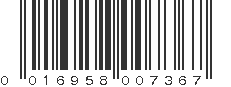 UPC 016958007367