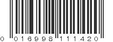 UPC 016998111420