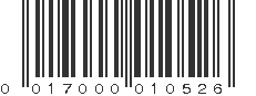 UPC 017000010526