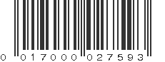 UPC 017000027593