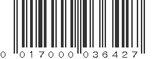 UPC 017000036427