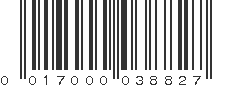 UPC 017000038827