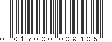 UPC 017000039435