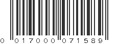 UPC 017000071589