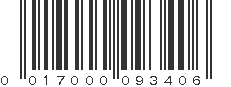 UPC 017000093406