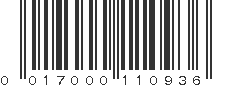 UPC 017000110936