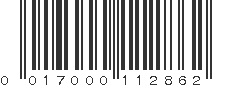 UPC 017000112862