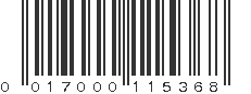 UPC 017000115368