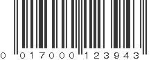 UPC 017000123943