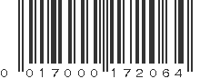 UPC 017000172064