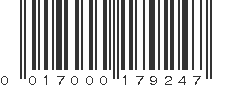 UPC 017000179247