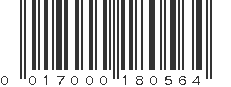 UPC 017000180564