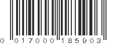 UPC 017000185903