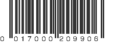 UPC 017000209906