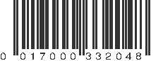 UPC 017000332048