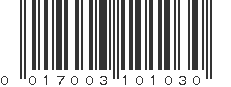 UPC 017003101030