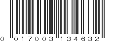 UPC 017003134632