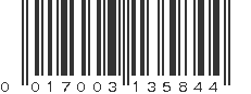 UPC 017003135844