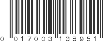 UPC 017003138951