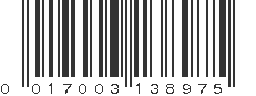 UPC 017003138975