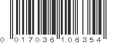 UPC 017036106354