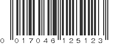 UPC 017046125123