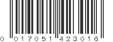 UPC 017051423016