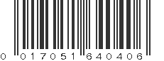 UPC 017051640406