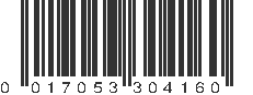 UPC 017053304160