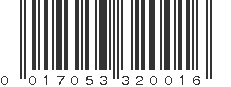 UPC 017053320016