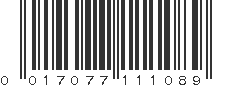 UPC 017077111089