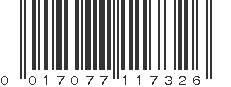 UPC 017077117326