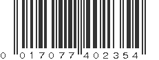 UPC 017077402354