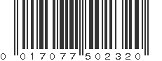 UPC 017077502320