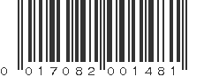 UPC 017082001481