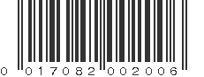 UPC 017082002006