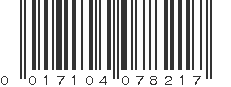 UPC 017104078217