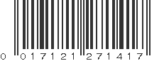 UPC 017121271417