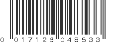 UPC 017126048533