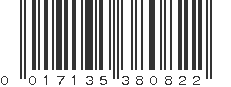 UPC 017135380822