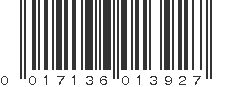 UPC 017136013927