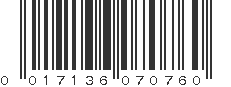 UPC 017136070760