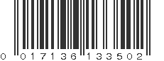 UPC 017136133502