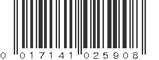 UPC 017141025908