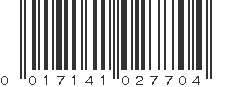 UPC 017141027704