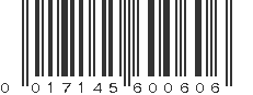 UPC 017145600606