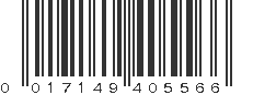 UPC 017149405566