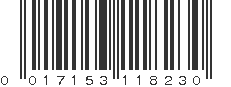 UPC 017153118230