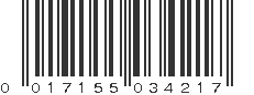 UPC 017155034217