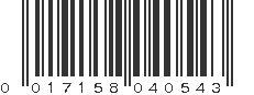 UPC 017158040543